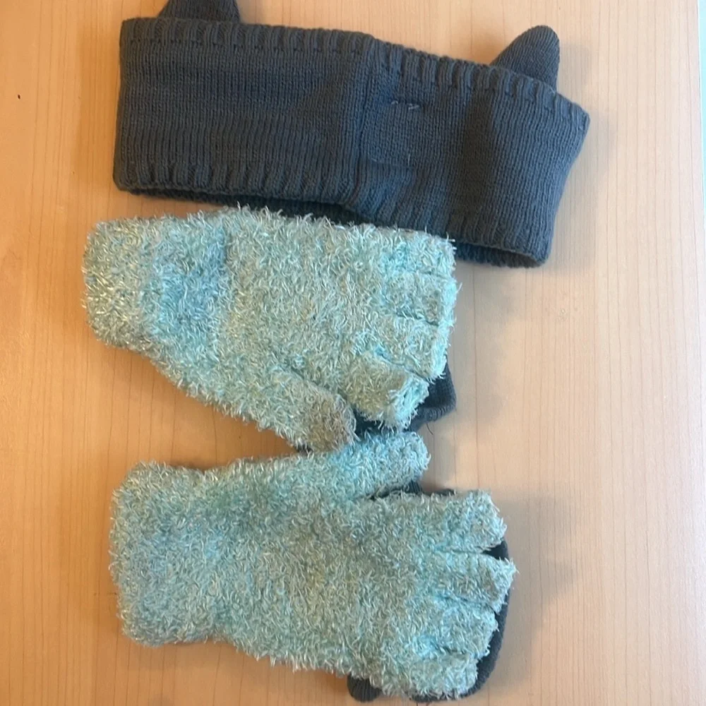 Kids Warm Hat, Gloves, & Headband set